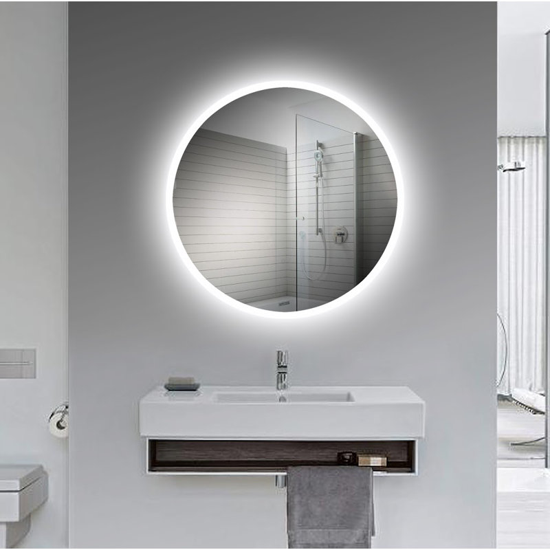 Miroir mural Allysen, 36,3 po x 36,3 po