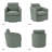 Marion 28.74'' Wide Genuine Leather Swivel Chair (Set of 2)-90213990