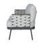 Causeuse et table en acier, gris-1951320178-1951320179