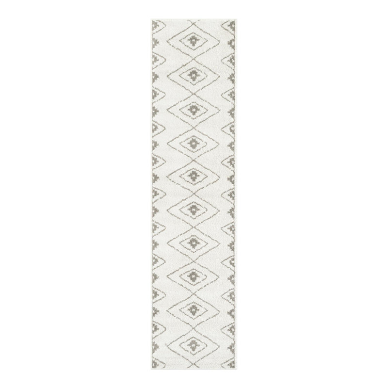 Latitude Run® Vefsna Nikolis Rug Ivory, Runner 2' x 8'