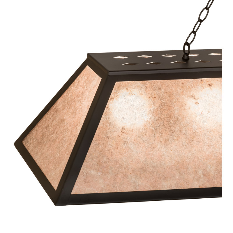 Rustic Lodge 6 - Light Pendant, 47" H x 70" W x 17" D, Oil Rubbed Bronze