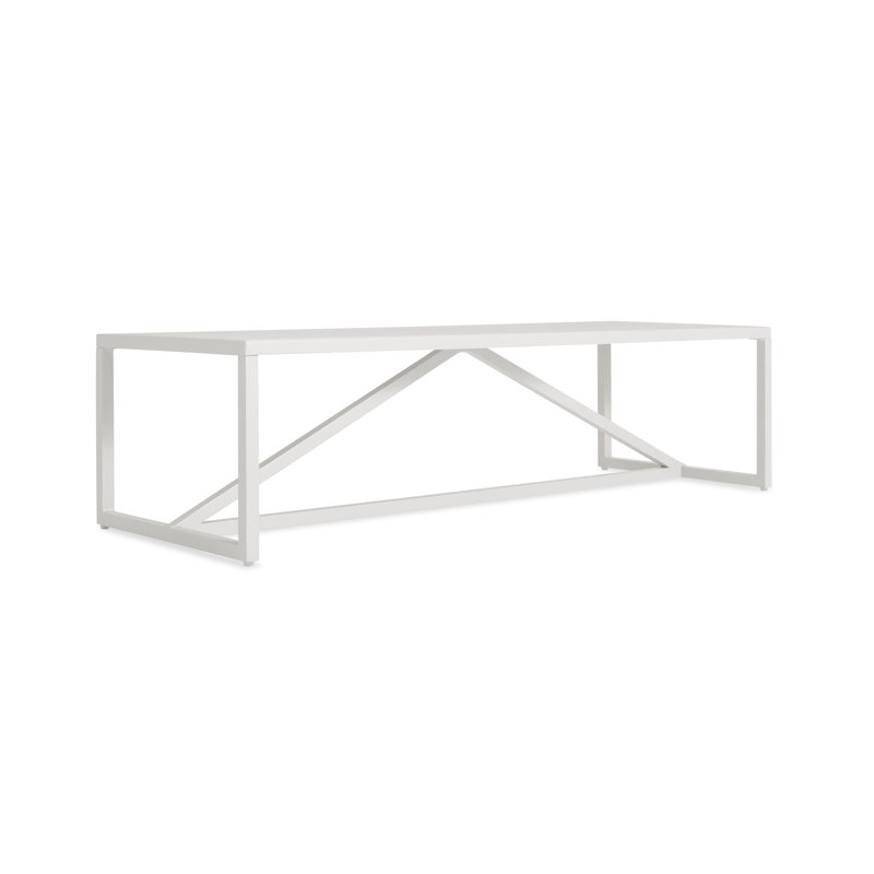 Strut Outdoor Coffee Table, Carbon, 12" H x 40" W x 40" D