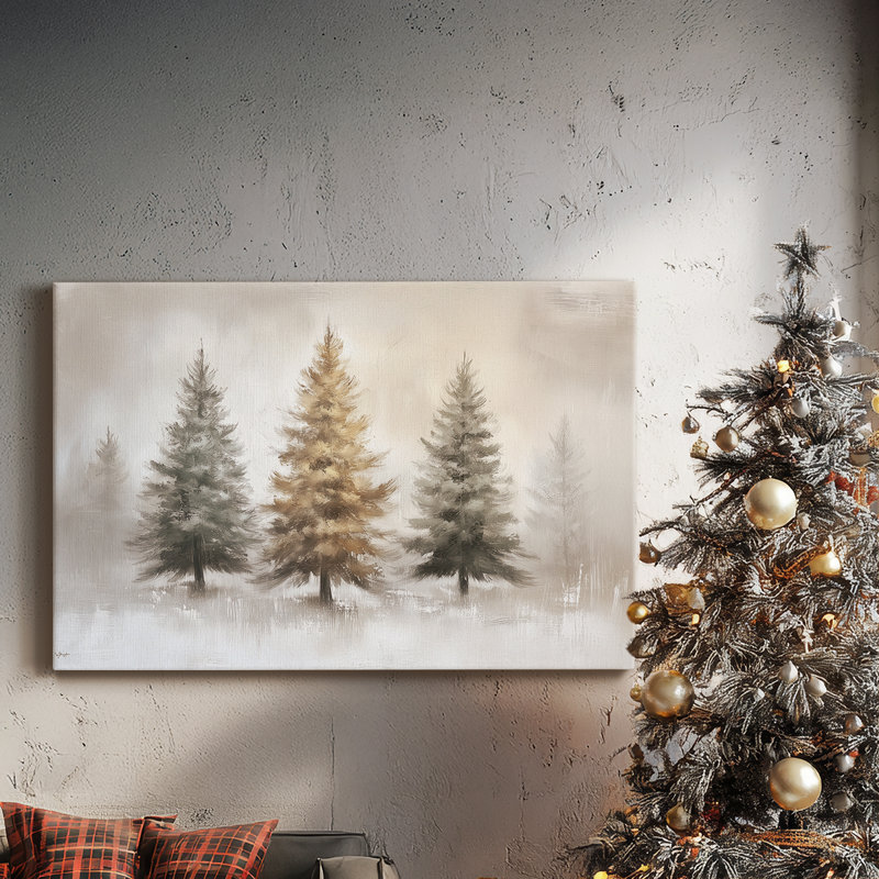 Lanterne perlée chuchotant - Toile tendue avec châssis de qualité supérieure, 24" H x 36" W