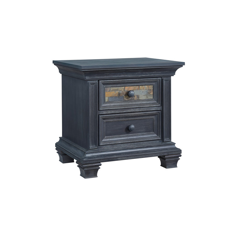 Stone Hill 2 Drawer Nightstand