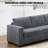 Reversible Modular Sectional With Usb Charging Console-319234181