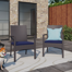 Patio Dining Armchair with Cushion
