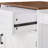 39.3" Farmhouse Kitchen Island With Drop Leaf, Kitchen Storage Island With Open Side Rack, One Drawer, Towel Rack, Rolling Kitchen Cart With Lockable Wheels For Lawn Garden-1626911409