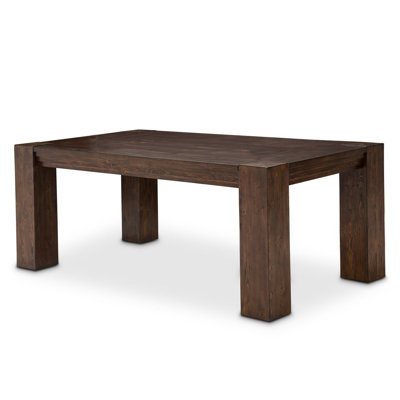 Carrollton Spruce Rectangular Solid Wood Top with Solid Wood Base Dining Table