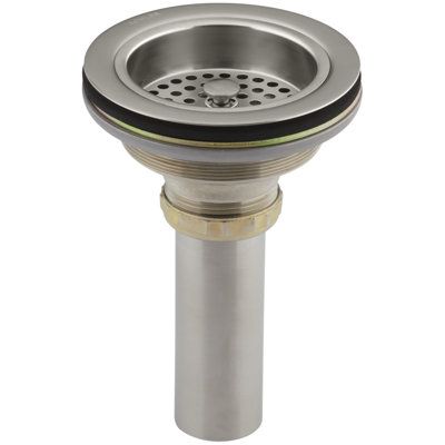 Duostrainer Sink drain and strainer with tailpiece