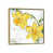 Toile avec cadre or