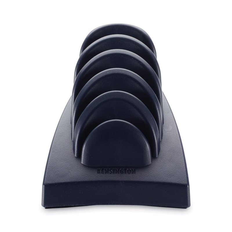 Kensington Blue Plastic Five-Slot Desktop Copy Holder