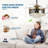 Earlin 42" 4 - Blade Modern Crystal Ceiling Fan With Lights