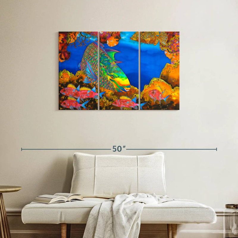 Under Jade Mountain, 24" H x 38" W