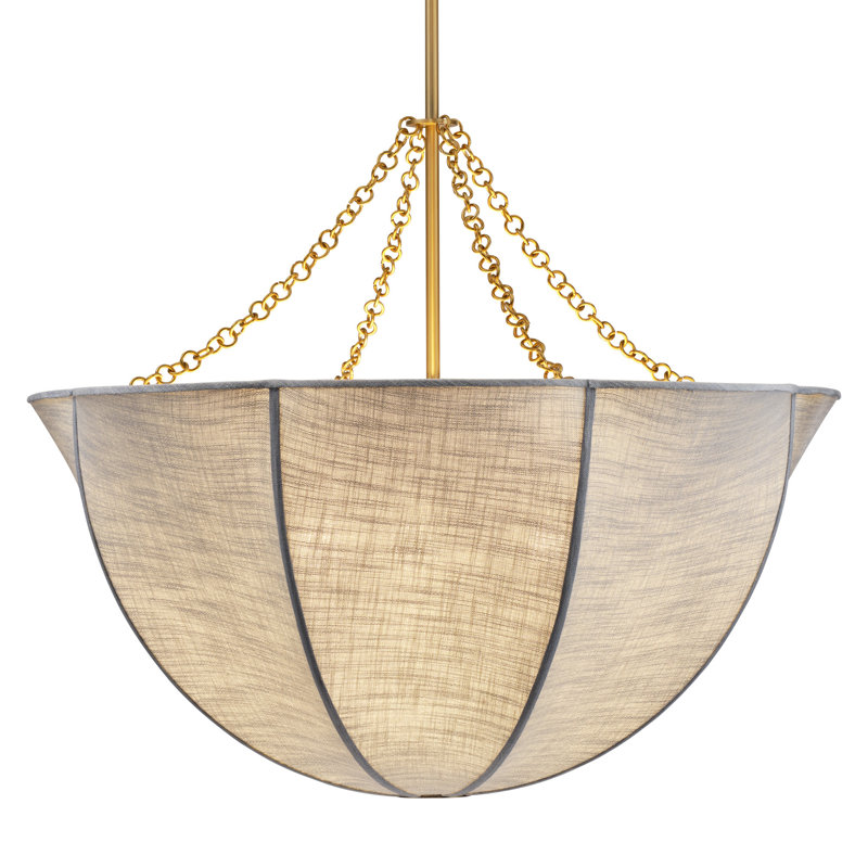 Aire 4 - Light Chandelier, Blue