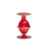 F2023 5.5'' H Glass Tabletop Candlestick