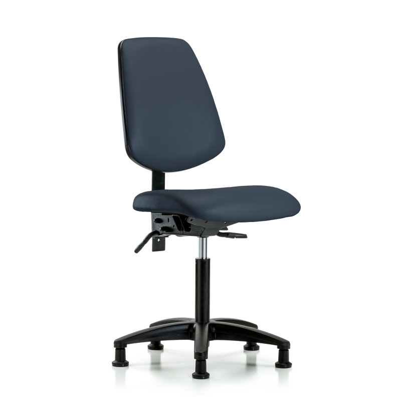 Chaise de travail, Patins, Bleu impérial, Inclus
