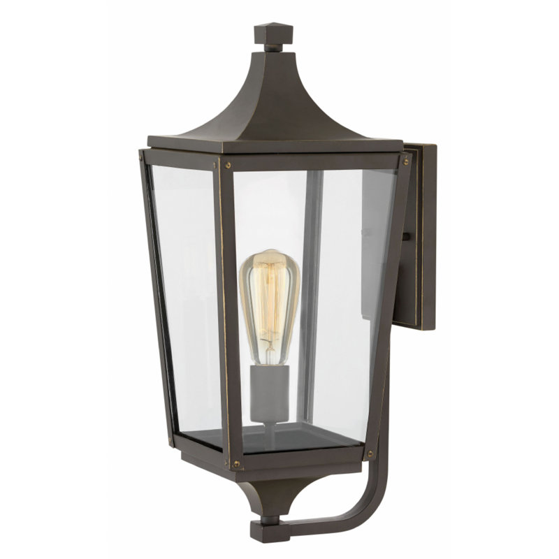 Jaymes Outdoor Wall Lantern, 15.75'' H X 6.5'' W X 8'' D