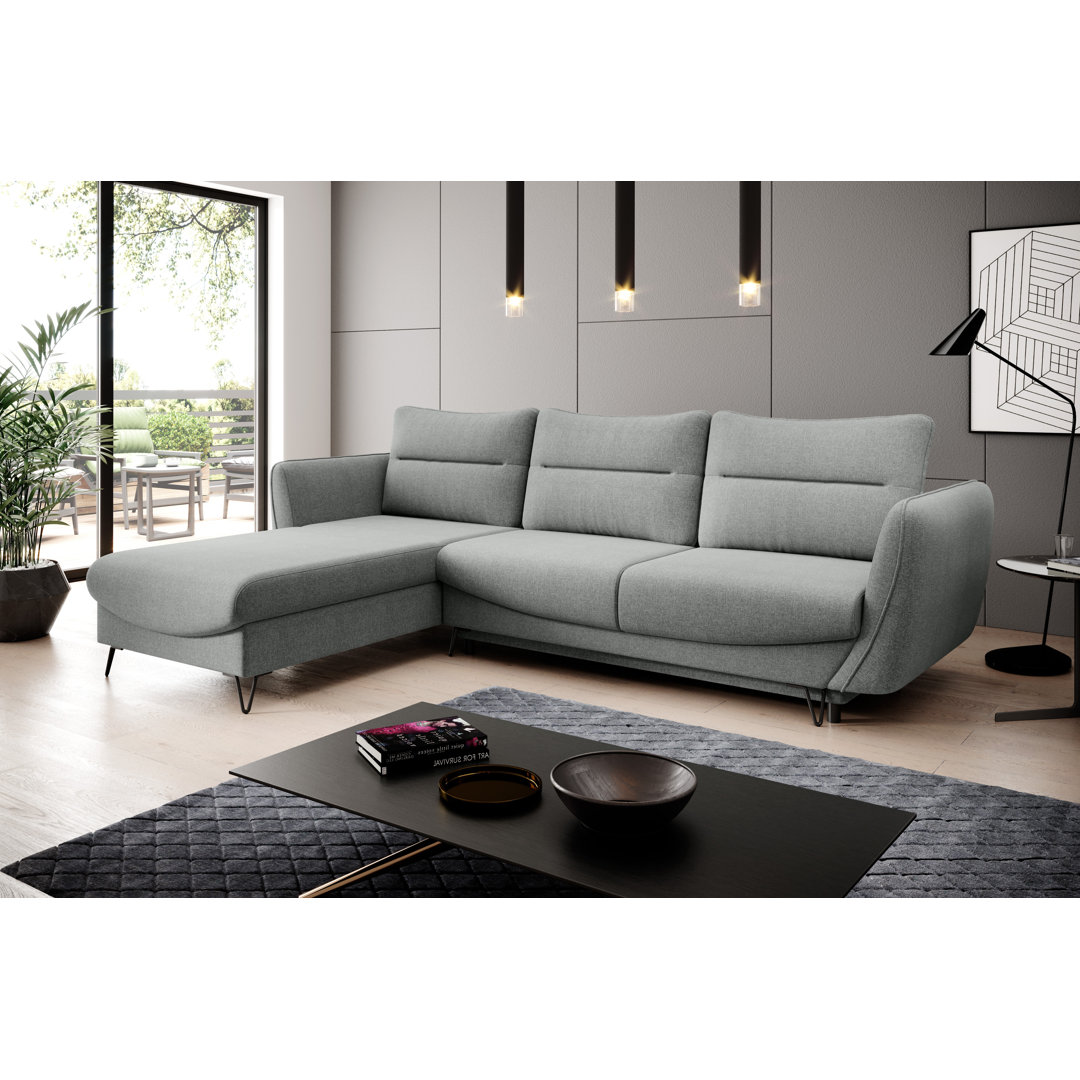 Ecksofa Stottville mit Bettfunktion