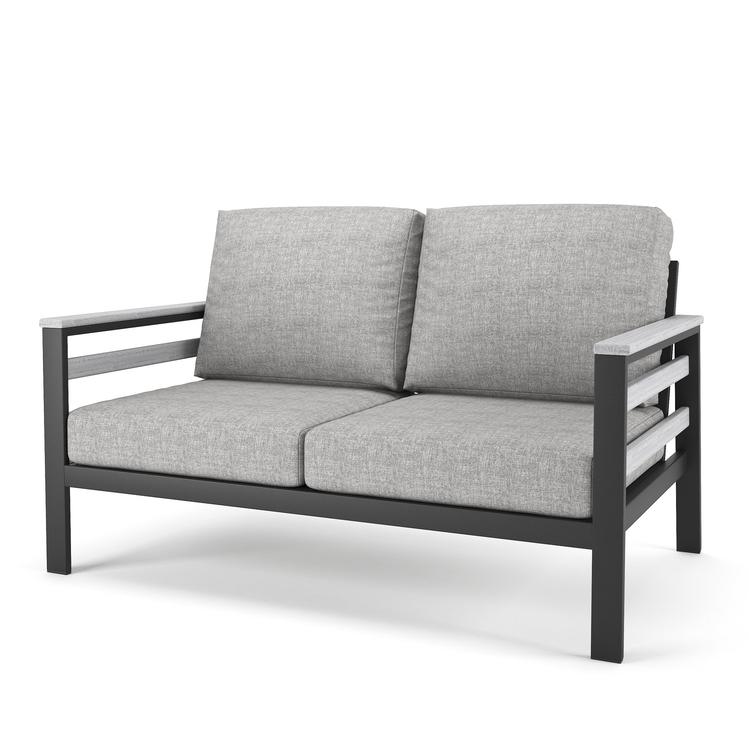 Townsend 1 - Person Patio Seating Group, Canvas Granite Sunbrella® Canvas