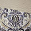 Reversible Quilt With Pillows, Navy/tan Full/queen. Paisley Design Quilt, 100% Microfiber. Brushed Reverse Fabric. 1 2 Shams, 3 Decorative Pillows. Machine Washable Navy/tan, Modern Paisley,-119448412