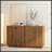 Wood Modern Buffet Cabinet With Fluted Design, Adjustable Shelves, And Spacious Storage For Elegant Home Organization-1900196953