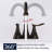2-Handle 4-Inch Oil Rubbed Bronze Bathroom Faucet, Bathroom Vanity Sink Faucets With Pop-Up Drain And Supply Hoses