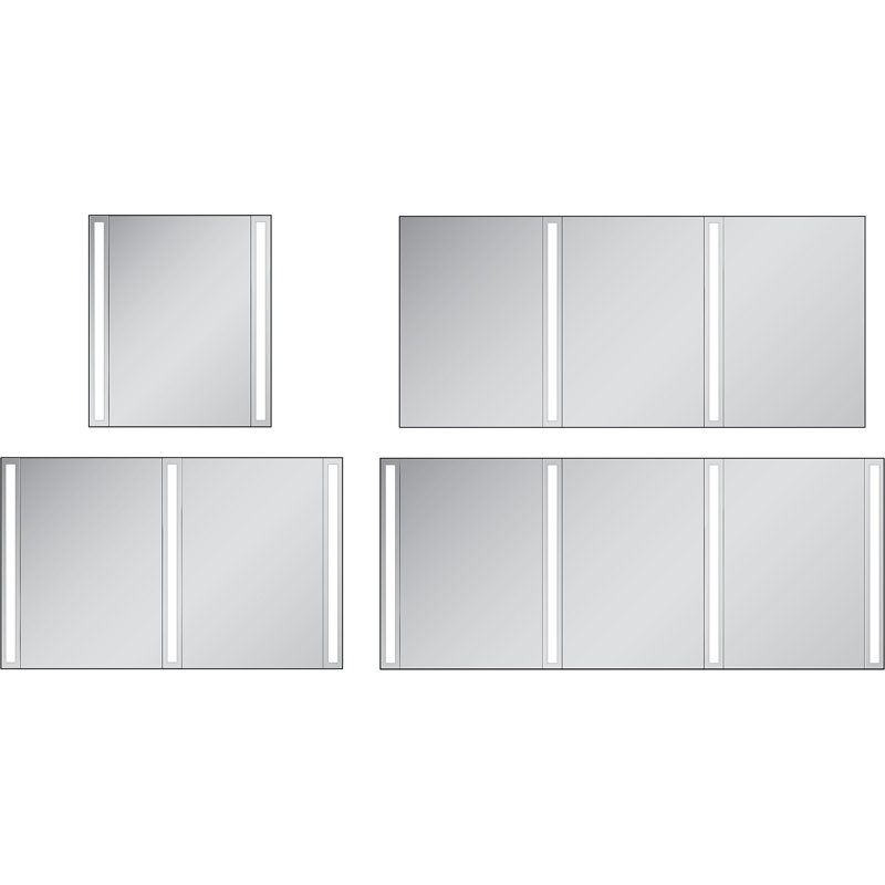 Inline 1-Light Bath Bar, 30" H x 3.5" W x 4.75" D, 4000