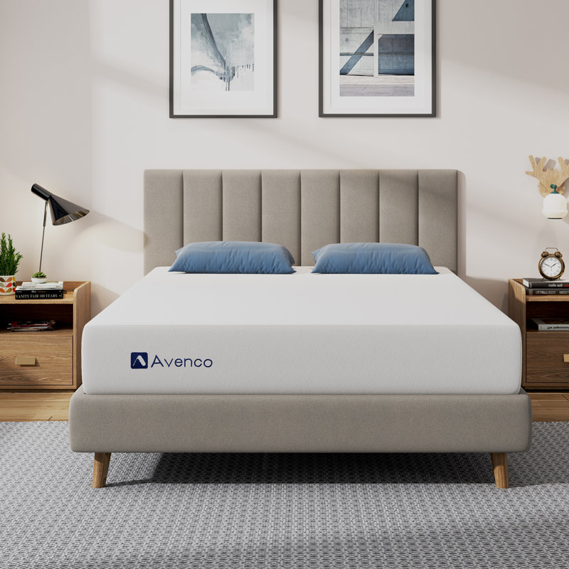 Matelas en mousse viscoélastique imprégnée de gel Avenco, Grand lit, 8"