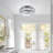 3-Light Crystal Semi Flush Mount-1574449657
