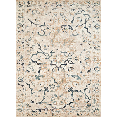 Tapis ivoire à bordure Randolph