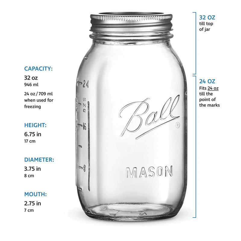 Glass Jar - Set of 12