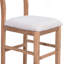 Ensemble de salle à manger 5 pièces, hauteur comptoir, rectangulaire, bois brun, meubles de salle à manger