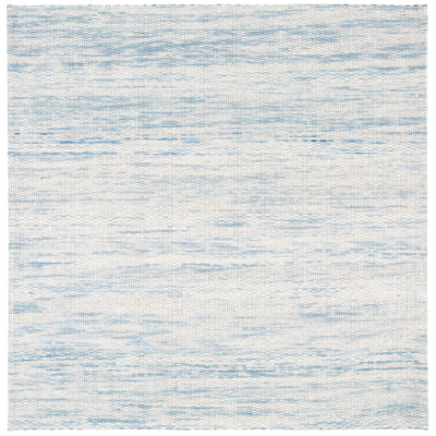 Aon Handwoven Wool Blue/Ivory Area Rug