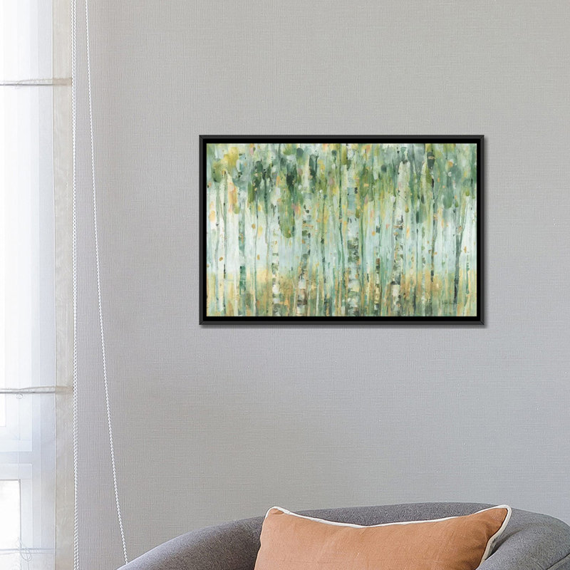 The Forest I by Lisa Audit - Print on Canvas, 18" H x 26" W x 1.5" D, Black Framed Canvas, No Mat