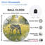 Horloge murale Zebra