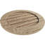 Évent rond en similibois Timberthane-64532673-64532677