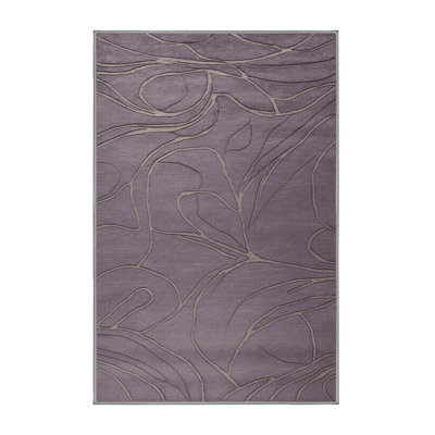 Machine Washable Abstract Pink Area Rug