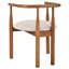 Chaise de salle à manger moderne, chaise de cuisine avec pieds en bois massif, chaises de salle à manger pour bar / restaurant et salle à manger, ensemble de 2