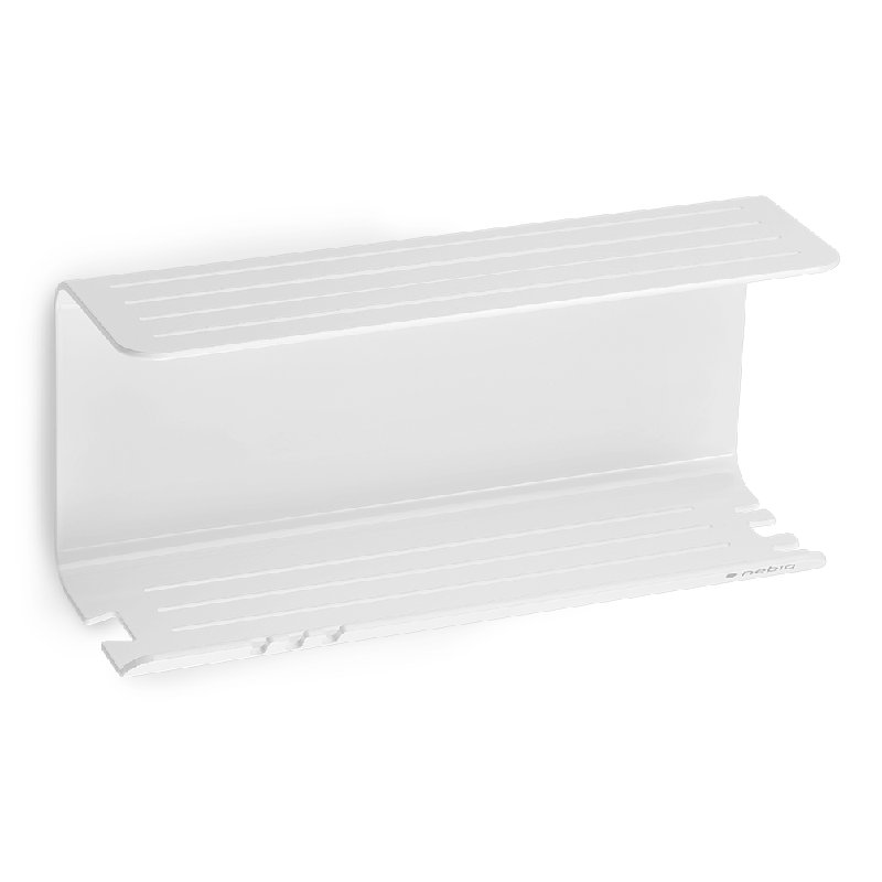 Nebia Double Shelf, Glossy White