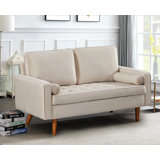 Ellysia 58'' Velvet Loveseat