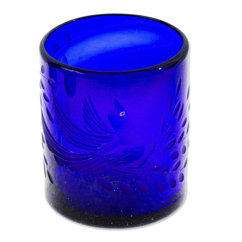 Ensemble de 6 verres à jus en verre soufflé Maralynn