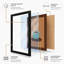 Steaming Coffee Modern - Framed Print-120151473-120151469