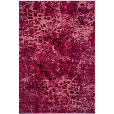 Hertzler Red Area Rug