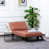 100 % polyester orange est en rupture de stock