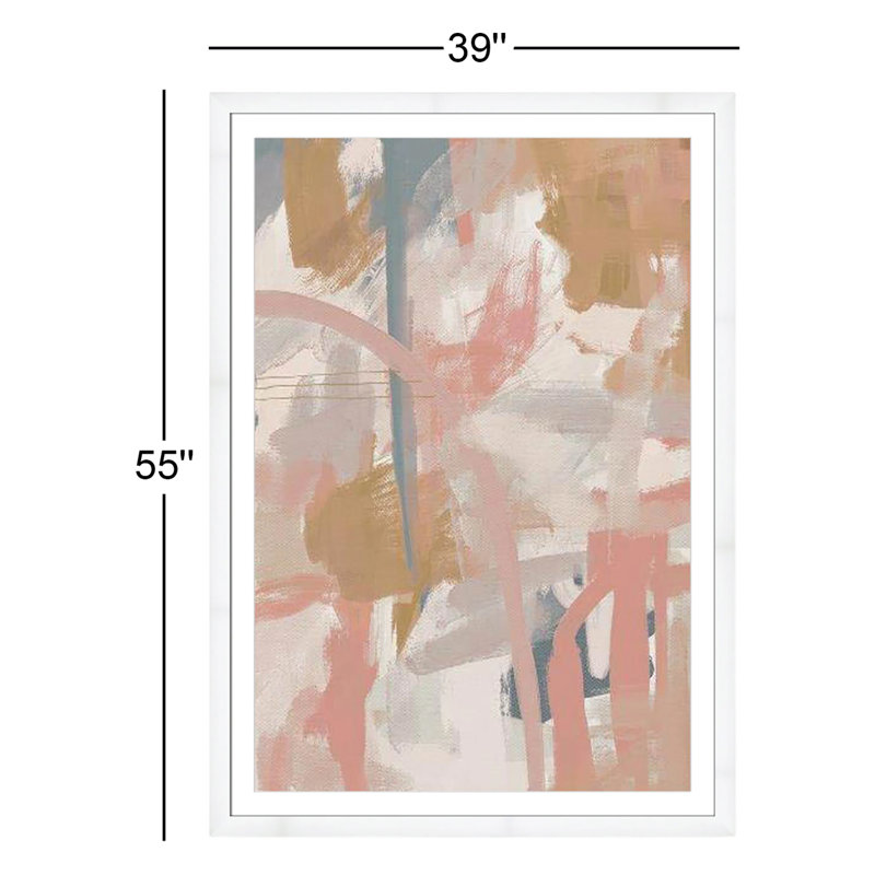 «Giani Carmelo Norah Spring Colors», impression sur papier par Leah Straatsma, Cadre carré blanc avec passe-partout