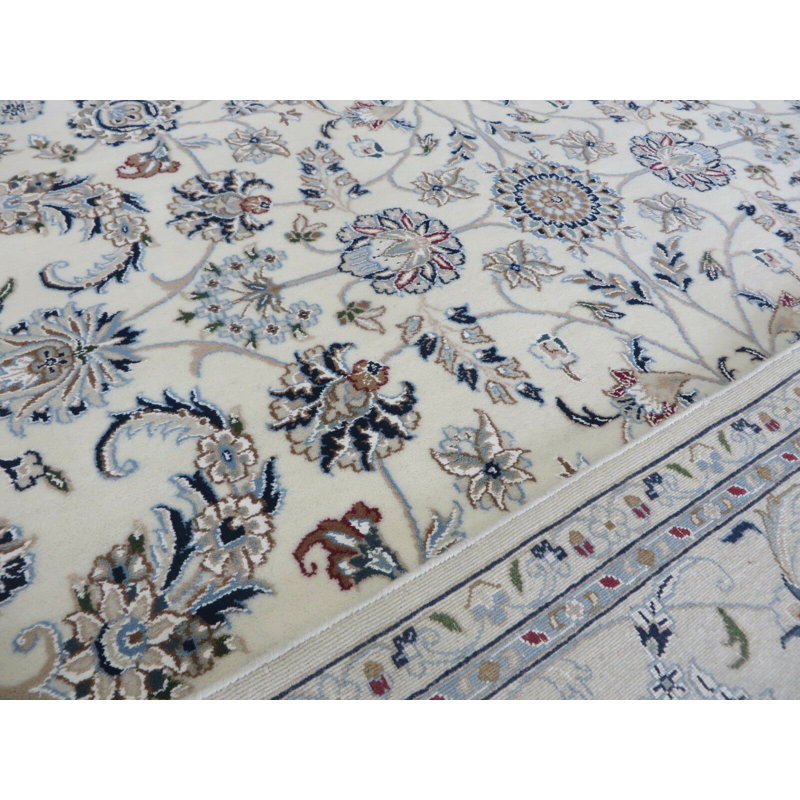 Tapis oriental nain fin en soie noué à la main 8 pi 3 po x 11 pi 8 po 6B1B98662AFA402A9C5F54CE6B7E787D