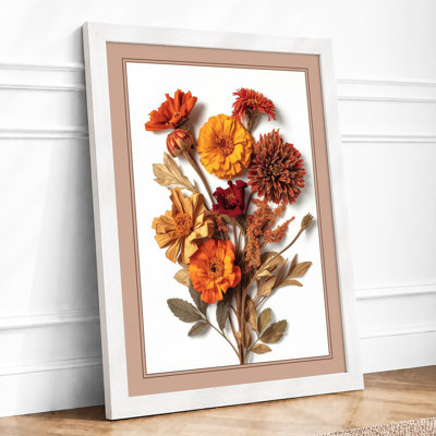 Carnation Study Botanical - Framed Print