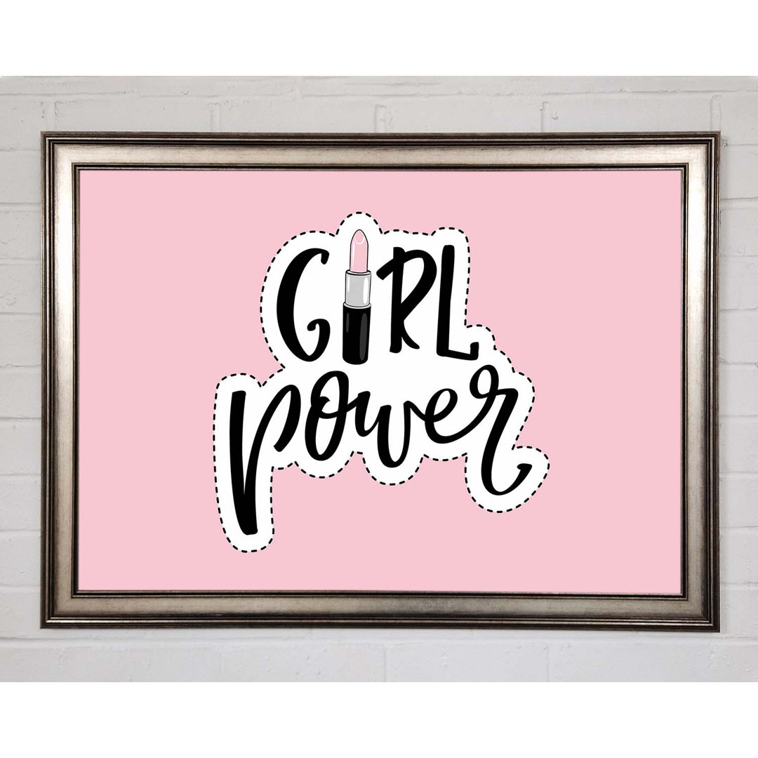 Girl Power 1 - Einzelne Bilderrahmen Kunstdrucke