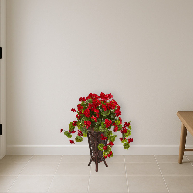 Geranium plante artificielle en pot