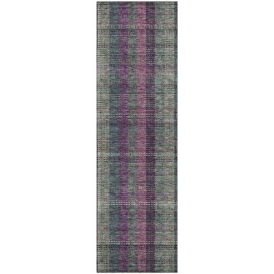 Premium Machine Washable Prisco Plum Rug